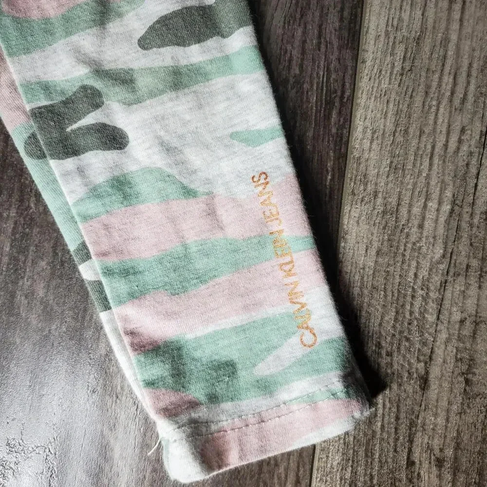 Calvin Klein, Jessica Simpson & Carter's Toddler Girl Casual Leggings Bundle 18m